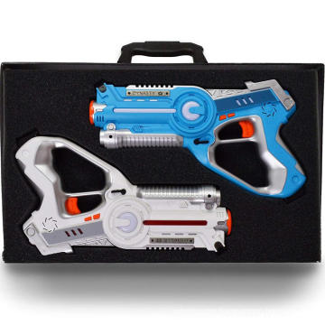 Laser Tag Set and Carrying Case - Laser Tag Blasters Laser Tag for Birthday Parties Family Events (2 Pack)